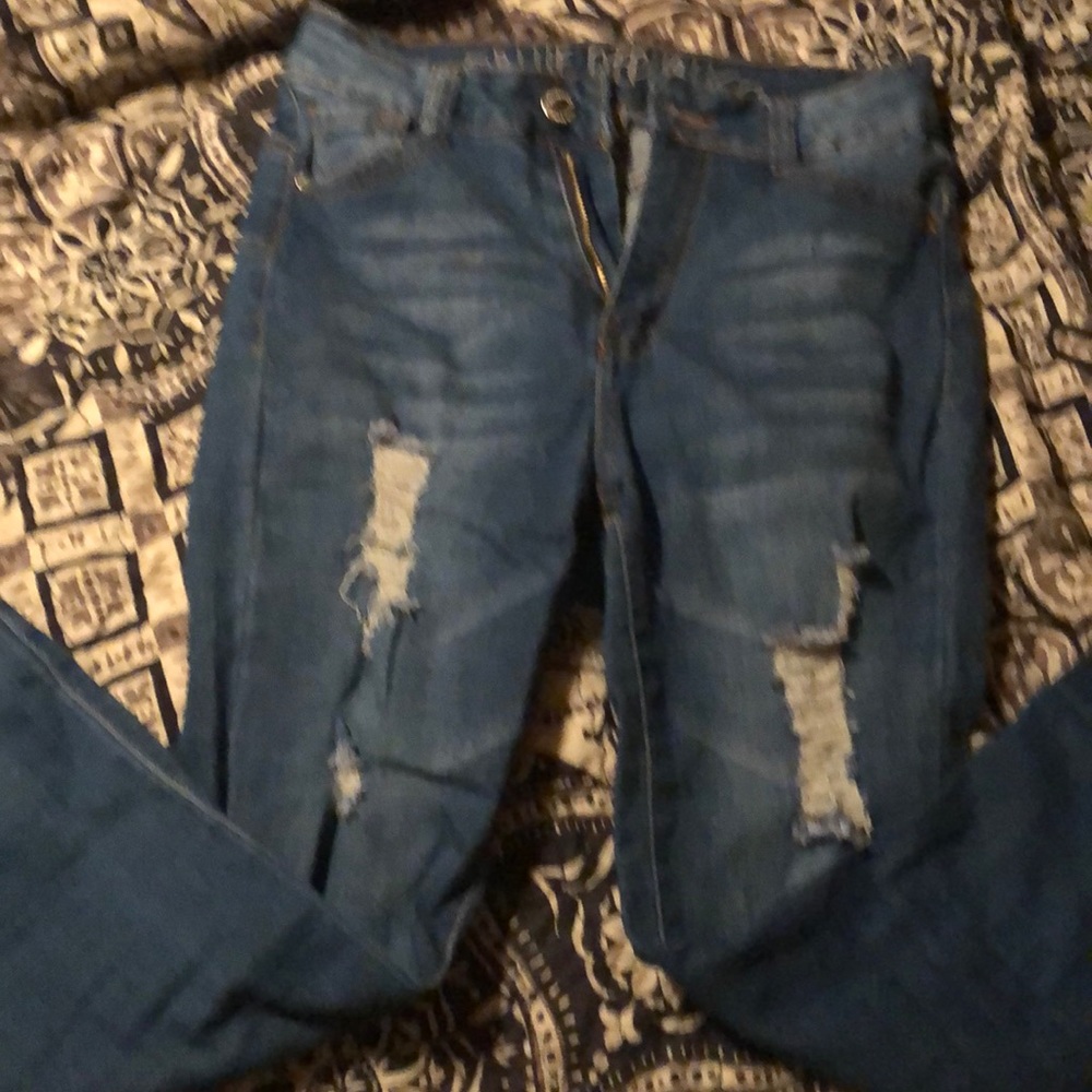 Blue Republic distressed skinny jeans